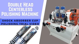 Pipe Polishing Machine  Tube and Pipe Polishing Machine  Shock Absorber Cup Polishing [upl. by Ahseile]