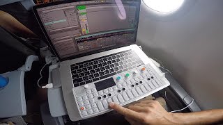 Music for Airplanes granular synthesis on an airplane [upl. by Ashia]