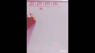 Nice Radicals Additional Maths Problem  How To Solvemathematicsmathsrootexponentialytshorts [upl. by Jaylene381]