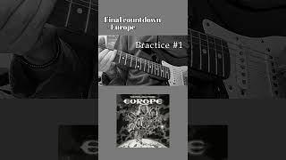 Final countdown by Europe John Norum guitar solo 1st attempt take guitarsolo [upl. by Freedman]