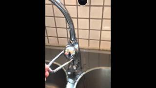 Leaking FM Mattsson 9000 kitchen faucet with gooseneck spout [upl. by Fidelio]