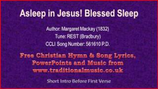 Asleep In Jesus Blessed Sleepcellos  Hymn Lyrics amp Music [upl. by Allemac]