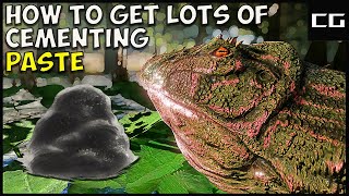 Ark Survival Evolved  How to Get a Lot of Cementing Paste Easy [upl. by Evans]