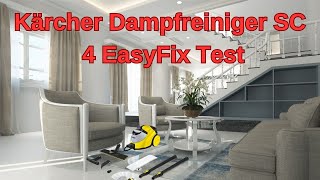 Kärcher Dampfreiniger SC 4 EasyFix Test [upl. by Anig]