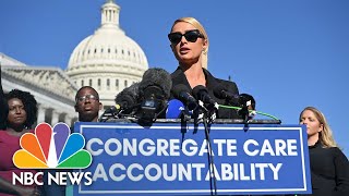 Paris Hilton Urges Passage Of Rights And Protections For Youth In Congregate Care [upl. by Erodavlas]