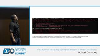 Best practices for creating Power shell modules A vendors perspective by Robert Quimbey [upl. by Bonine990]