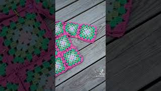 Flat lay out for Granny Square Top crochetlove crochetinspo crochetdesigner howtocrochet [upl. by Miahc]