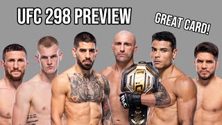 Let’s Talk About UFC 298 Ilia Topuria vs Alexander Volkanovski amp More [upl. by Crary]