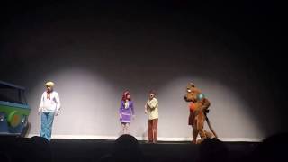 Parque Warner Nuevo Musical Scooby Doo El Museo de Cera 190315 [upl. by Etselec]