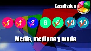 Media Mediana y Moda  Ejemplos y Ejercicios Resueltos  Medidas de Tendencia Central [upl. by Yelsgnik324]