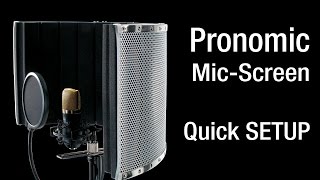 Pronomic Micscreen  SETUP no sound [upl. by Vijar]