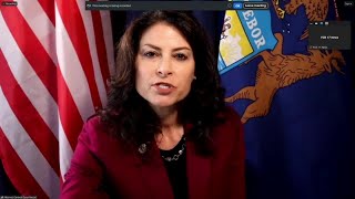 AG Dana Nessel press conference on Kalamazoo Diocese report [upl. by Anehs]