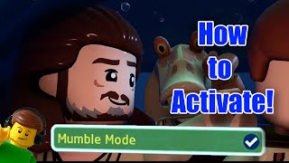 How to Turn on Mumble Mode  Lego Star Wars the Skywalker Saga 2022 [upl. by Lot]