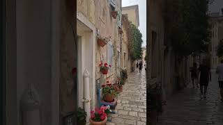 Old street in Poreč Croatia TravelwithHugoF porec croatia travelshorts [upl. by Ahtennek]