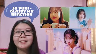 JO YURI  GLASSY MV REACTION [upl. by Weatherley]