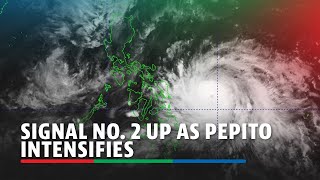 Wind rainfall storm surge What to expect as Pepito further intensifies  ABS CBN News [upl. by Gmur]