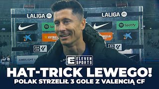 LEWANDOWSKI PO ZDOBYCIU HATTRICKA Z VALENCIĄ CF [upl. by Lisabeth]