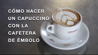 Cómo hacer un capuccino con la cafetera de émbolo [upl. by Prochoras]