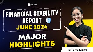 RBI Financial Stability Report June 2024  Finance Current Affairs  RBI Grade B Exam Preparation [upl. by Htederem908]