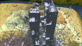 Skyscraper Collapse Simulation Detonate 12 [upl. by Solley]