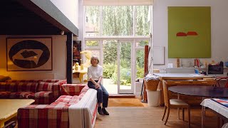 Tour the ArtFilled HomeStudio this Textile Designer has RENTED for 48 Years [upl. by Janot]