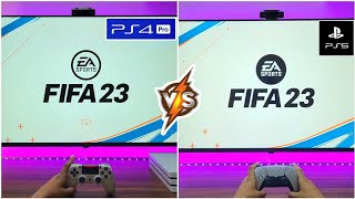 FIFA 23 PS4 PRO Vs PS5 [upl. by Ellimaj792]