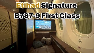 Ultimate Luxury Etihad First Class on the B7879  Complete review  How to book an award ticket [upl. by Esme]