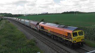 Freight trains at Keynsham Warminster Berkley Fairwood junction amp more 11th  18th June 2024 [upl. by Brawley]