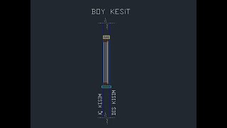 Tek Kanatlı Açılır Pencere Çizimi  Bölüm 3 Boy Kesit [upl. by Chubb]