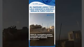 Kronologi Tank Merkava Dijarah lalu Awaknya Dibunuh Brigade AlQassam Senapan Mesin Disita [upl. by Dalenna]