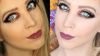 Cranberry and Gold  Halo Eye Makeup Tutorial  Collab [upl. by Afesoj]