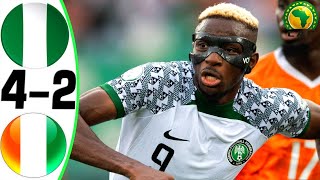 Nigeria vs Ivory Coast 42  All Goals and Highlights  2024 🏆 THE FINAL [upl. by Milzie]