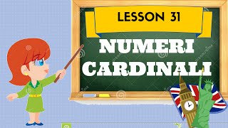 Corso di inglese 31  NUMERI CARDINALI [upl. by Mcfadden]