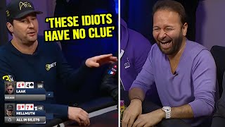 Phil Hellmuth Cant Handle Losing vs Daniel Negreanu amp Phil Laak [upl. by Ellah]