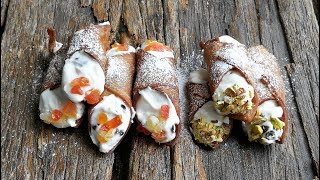 How to make SICILIAN CANNOLI from scratch [upl. by Suhsoj999]