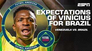 Why isn’t Vinícius Júnior performing the same for Brazil  ESPN FC [upl. by Sedruol]