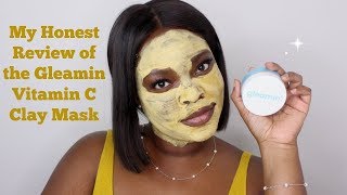 My Honest Review of the Gleamin Vitamin C Clay Mask  Le Beat [upl. by Sandie]