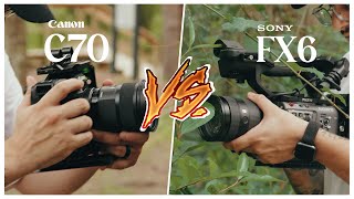 Canon C70 vs Sony FX6 Very Disappointed With Canon [upl. by Ecidnak346]