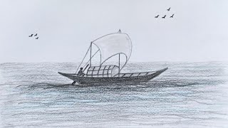 How to Draw Boats  Boat Art and Drawing Techniques Boat Art  Boat Drawing boat drawing boat [upl. by Uoliram]