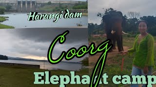 Harangi dam and elephant camp kushalnagar coorg travel coorgtourismelephant nature [upl. by Ahsir]