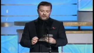 Ricky Gervais hosting the 2010 Golden Globes All of his good bits chained [upl. by Initsed]