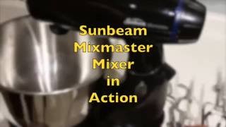 Sunbeam MixMaster Mixer in action [upl. by Aicileb611]