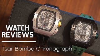 The Best Richard Mille Homage – Tsar Bomba Chronograph [upl. by Anigger]