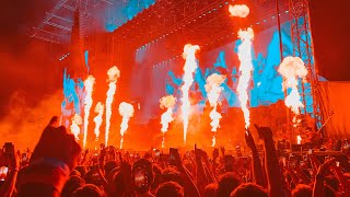 Travis Scott  FEIN Live  Utopia tour Rome Italy CRAZIEST MOMENT  MOSH PIT 4K HDR [upl. by Haisej900]