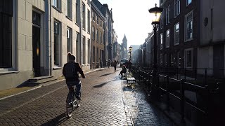 Sunny Winter Walk in Utrecht 🌞  City Centre  The Netherlands 4K⁶⁰ [upl. by Lia]