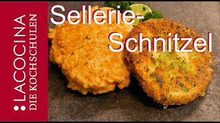 Perfekte Schnitzel vom Sellerie  schnell  lecker  vegetarisch  Rezept der La Cocina [upl. by Ateloiv364]