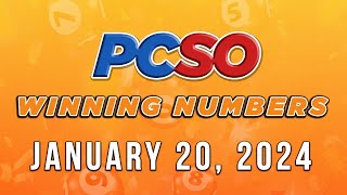 P29M Jackpot Grand Lotto 655 2D 3D 6D and Lotto 642  January 20 2024 [upl. by Gwenora776]