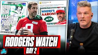 Aaron Rodgers Unexcused Absence Causing Massive Drama Media Running Wild  Pat McAfee Reacts [upl. by Cornelie]