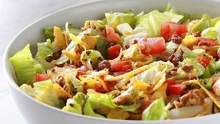 Crunchy Taco Salad Recipe [upl. by Vasily]