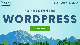 How To Make a WordPress Website  Start Here [upl. by Eadahs]